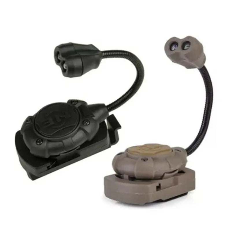 Lampe de casque MPLS2 noire ou tan pour éclairage de sécurité