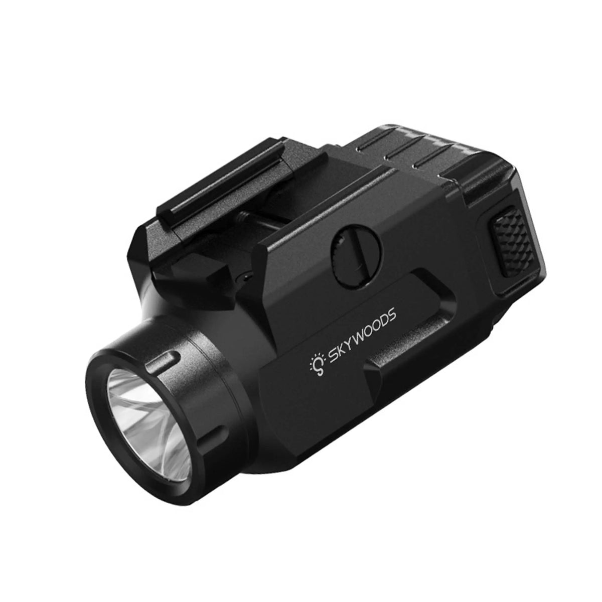 Skywoods RAFALE lampe tactique 600 Lumen avec LED CREE XPL-V6, modes d'éclairage multiples, résistance à l'eau IP66 et boîtier en alliage d'aluminium