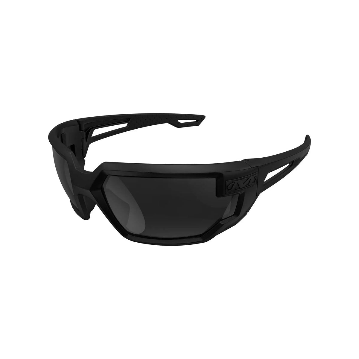 Lunettes tactiques TYPE-X de MECHANIX avec verre fumé, revêtement anti-buée, résistantes aux rayures, ventilation optimale et protection UV à 99%
