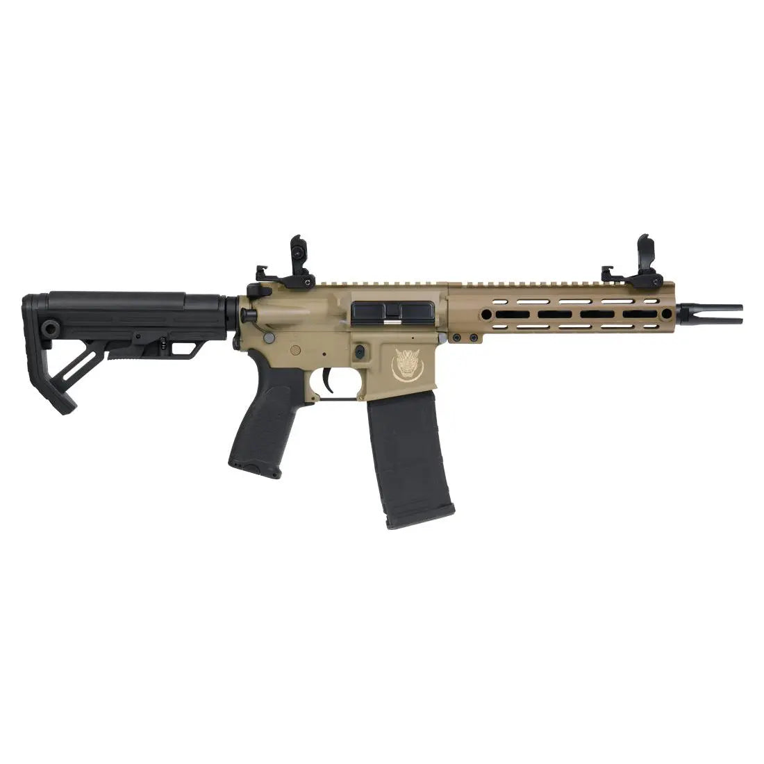 Tan M4 SAIGO Shinobi sans recul, avec Hop Up, pesant 2000g, longueur de 750mm, en polymère, 330 FPS, chargeur de 130 rds