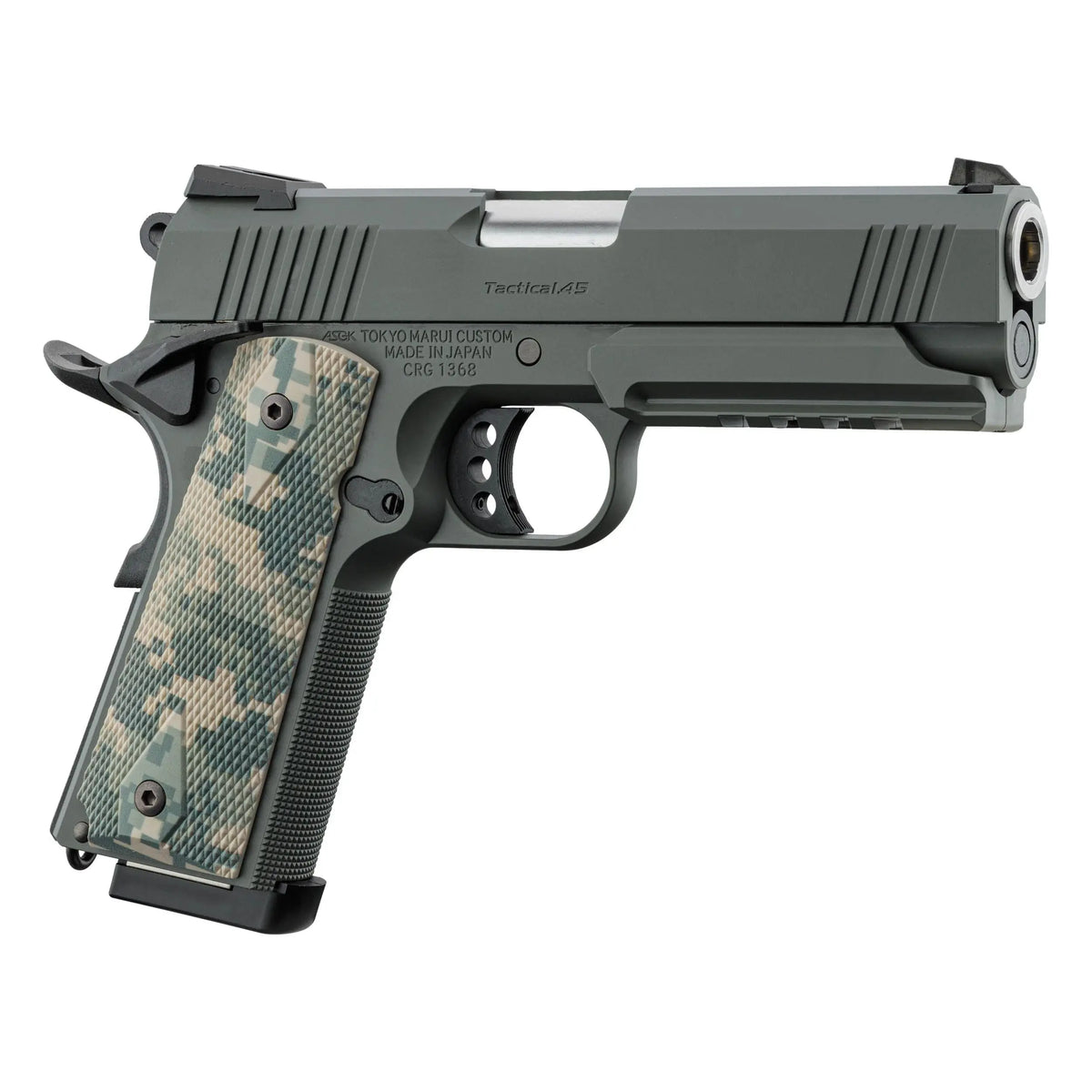 Marui GBB Foliage WARRIOR gaz blowback avec finition Foliage green, hop-up ajustable et chargeur 28 coups compatible 1911 MEU