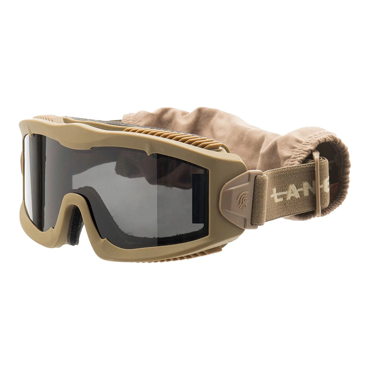 Masque tactique AERO Thermal tan avec double écran anti-buée et anti-rayures, conformité CE EN166