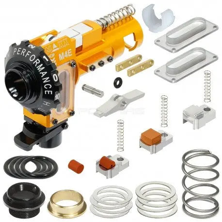 Maxx Model bloc hop up CNC M4A Pro pour une utilisation précise et cohérente avec les séries Tokyo Marui, G&G, KRYTAC et autres M4 compatibles, équipé d'un