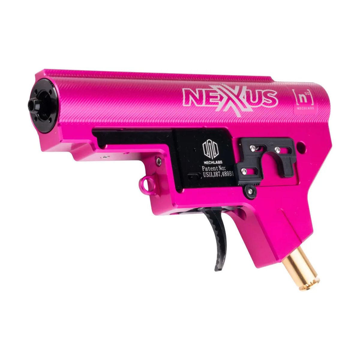 Mechlabs NEXXUS Gearbox HPA pour M4/M16 offrant une performance et facilité d'utilisation inégalées, robustesse et polyvalence avec des composants en aluminium de qualité aéronautique.