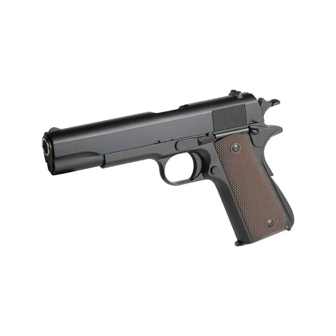 PISTOLET GBB 1911 3305 GOLDEN EAGLE gaz inclus, blow back, hop up, poids 840g, longueur 218mm, en métal, FPS 300, chargeur 25