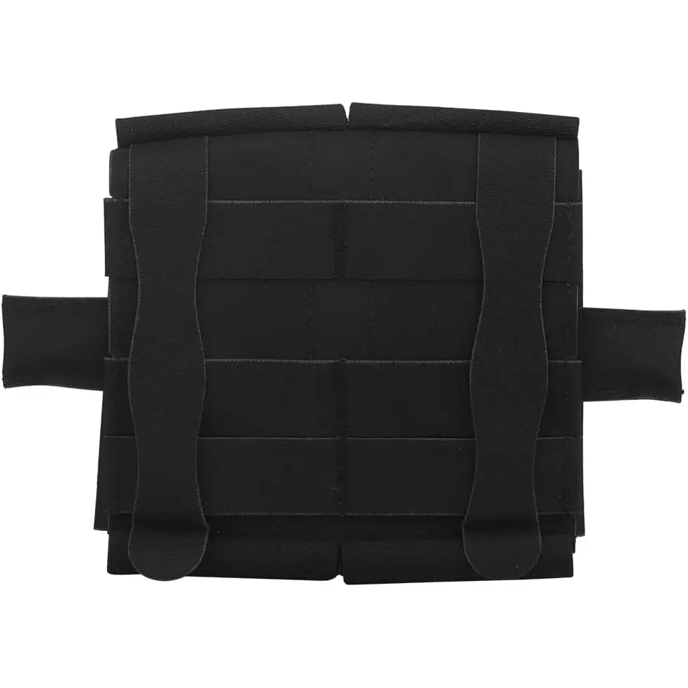 Poche MOLLE First Aid XL Noire robuste avec signalétique médic réversible et rangements pour matériel médical pour parties d'airsoft