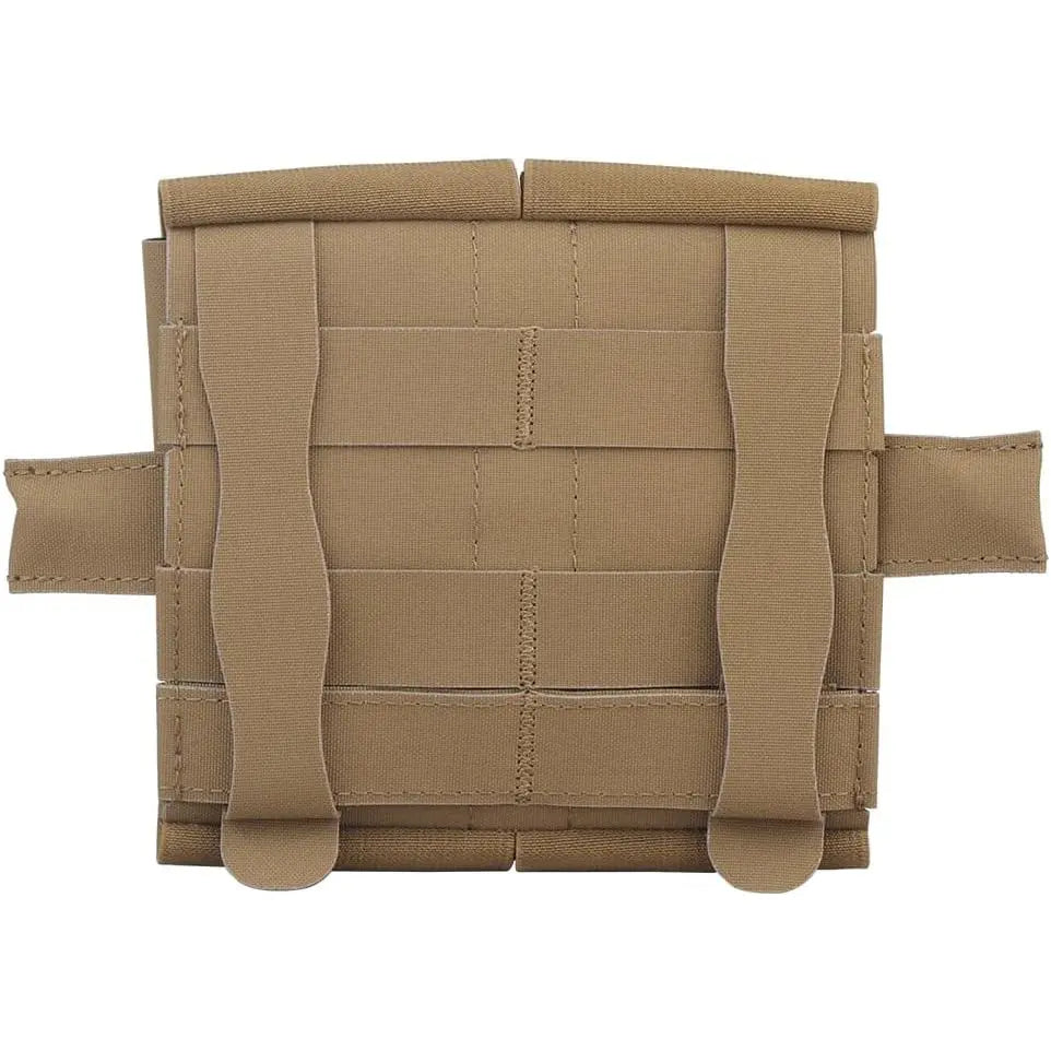 Poche MOLLE First Aid XL Tan pour airsoft, compacte et robuste, avec rangements pour matériel médical