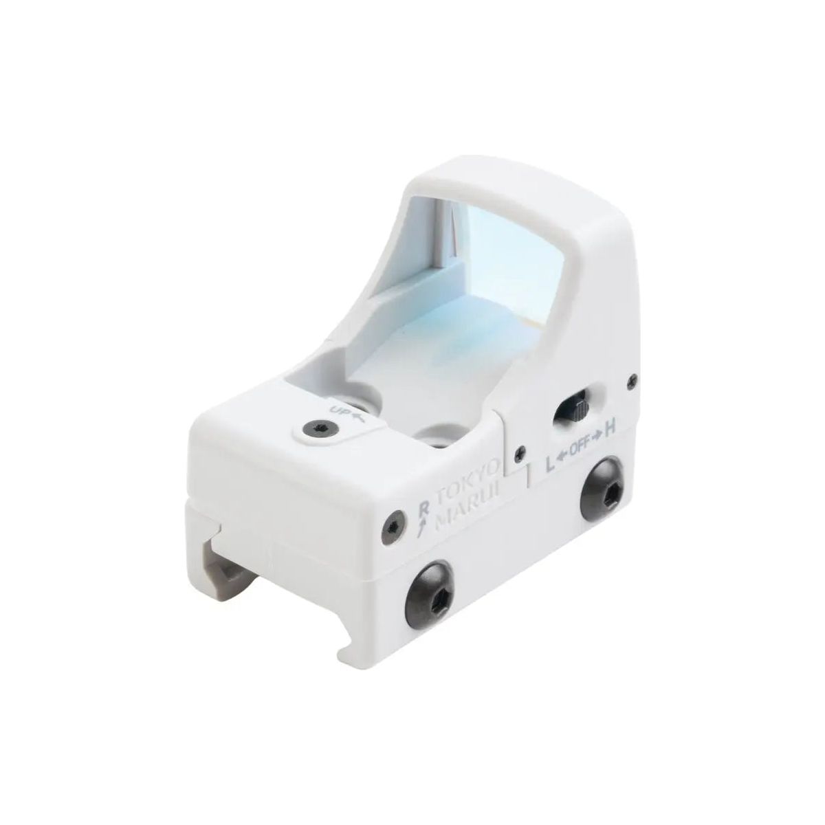 Point rouge Micro Pro Sight FDE Tokyo Marui avec illumination à 2 niveaux, point rouge de 3 MOA ±40 MOA, protecteur de verre en polycarbonate, corps en aluminium 6061 et largeur