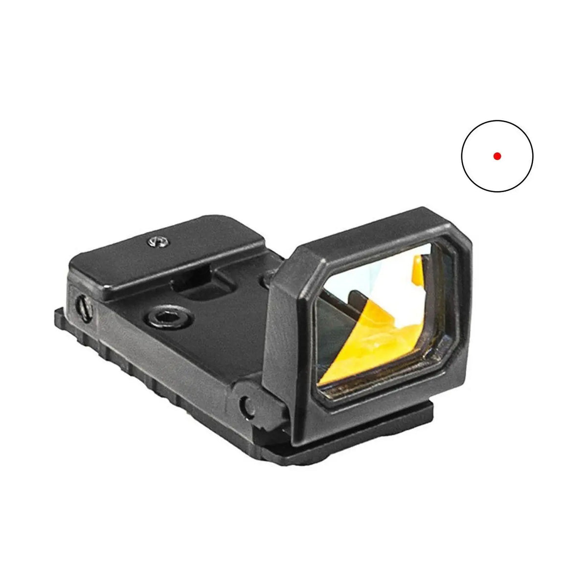 Point rouge pour pistolet rabattable compact et léger en aluminium antichoc