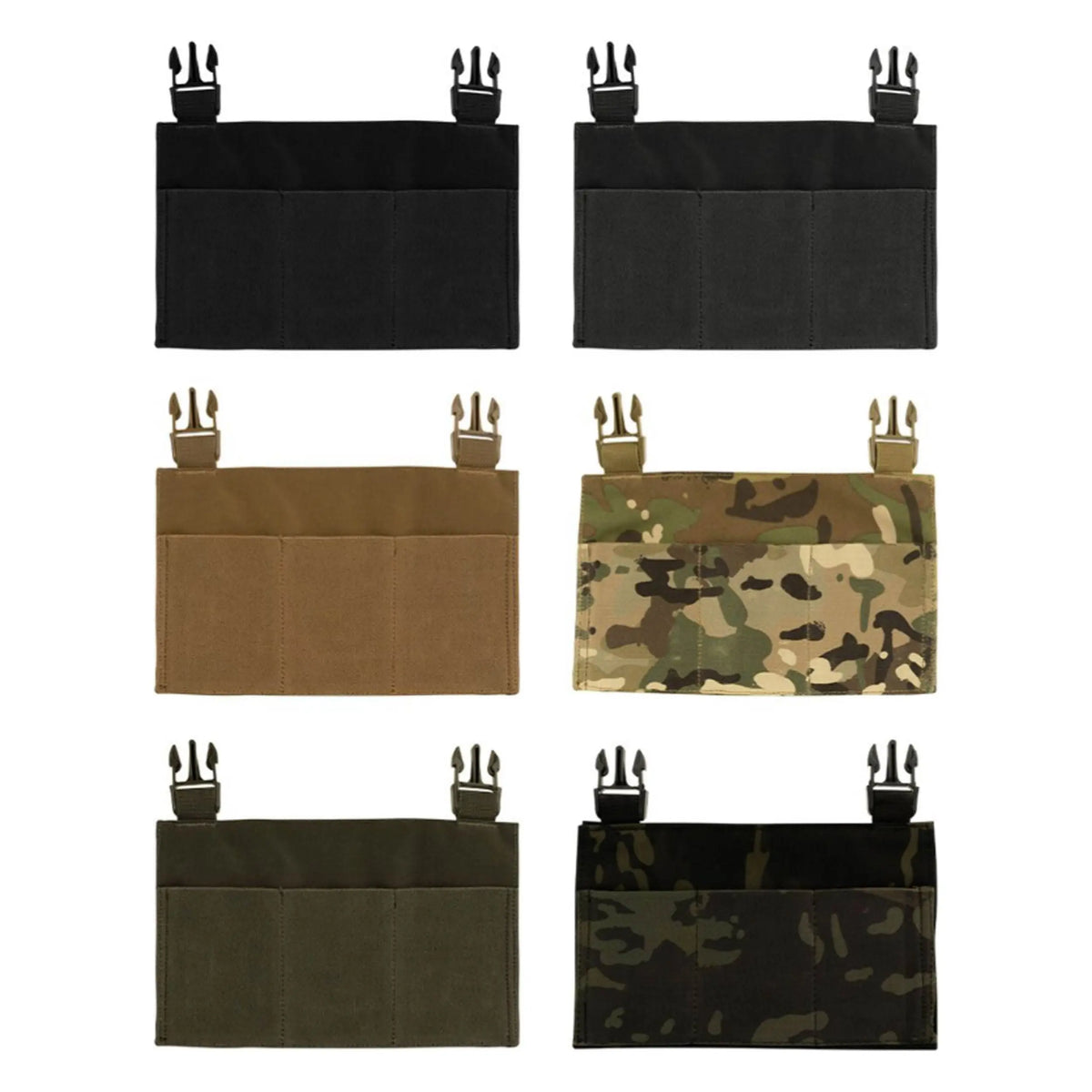 Panier magnétique pour fusil Viper VX Buckle Up de trois compartiments, compatible avec la plupart des chargeurs de fusil et le système Viper VX Buckle Up.