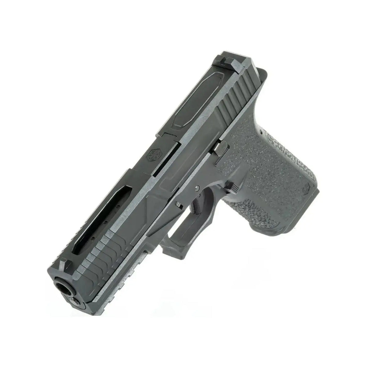 AW Custom Pistolet GBB VX-7200 noir avec culasse métal et poignée texturée