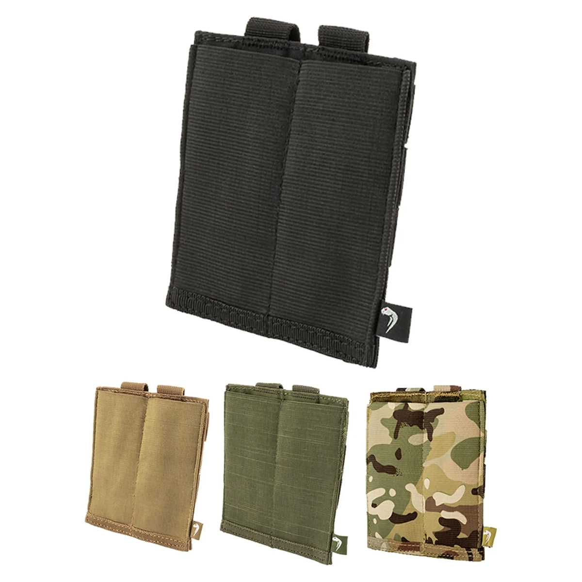 Double chargeur SMG Viper Molle en 4 coloris, compatible avec majorité des chargeurs, fabriqué en TP700 + élastique