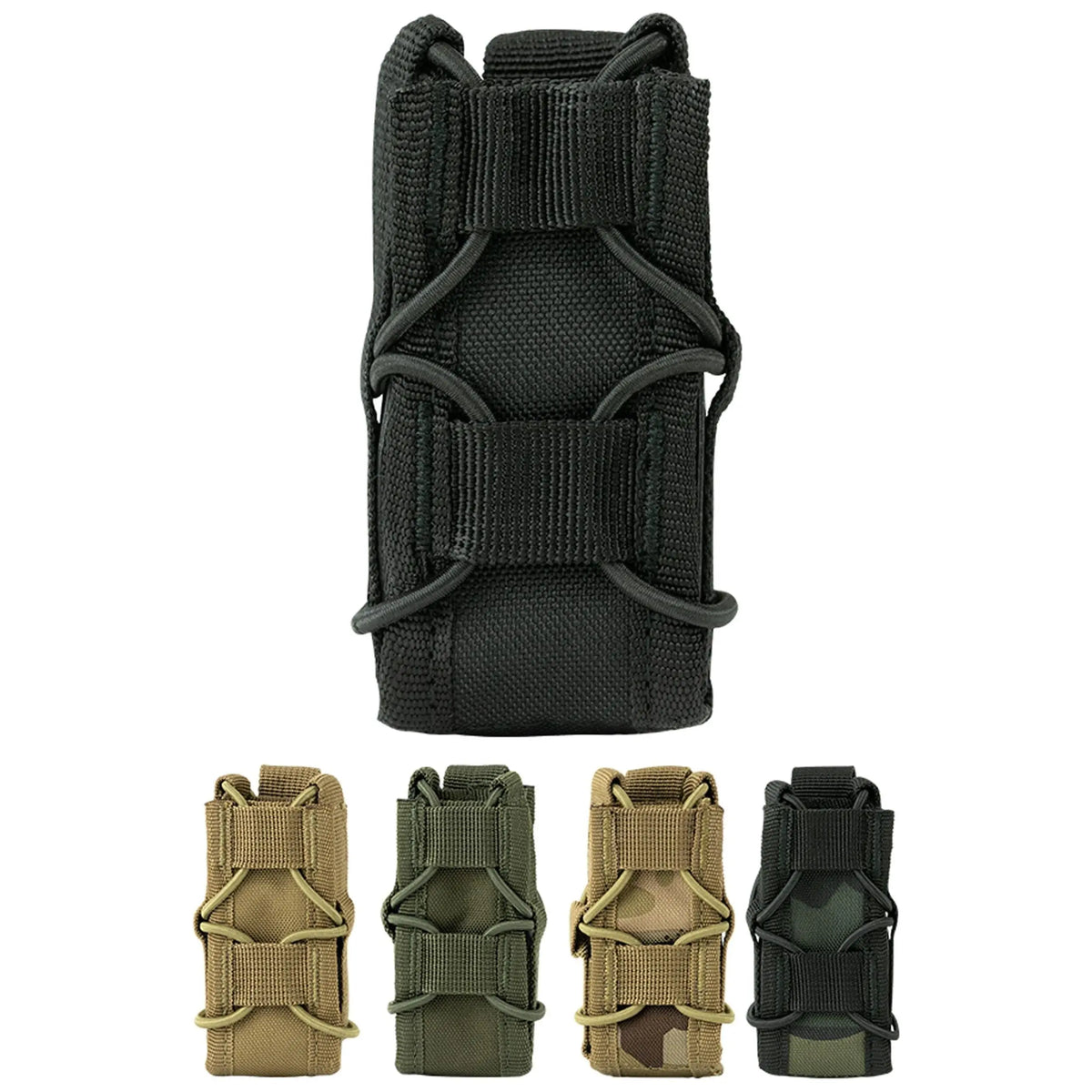 Poche Molle Viper Elite pour chargeurs de pistolet en trois coloris, compatible avec la majorité des chargeurs et avec un système d'attache MOLLE