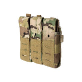 Poche triple chargeur AR Covert en Multicam, compatible avec plateformes MOLLE et Hexgrid, équipée d'un système de montage FLEX-HT.