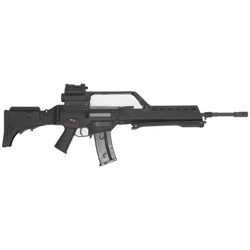 Réplique longue 6mm SA-G13V EBBR noire type G36 Specna Arms avec gearbox EBBR pour réalisme de jeu