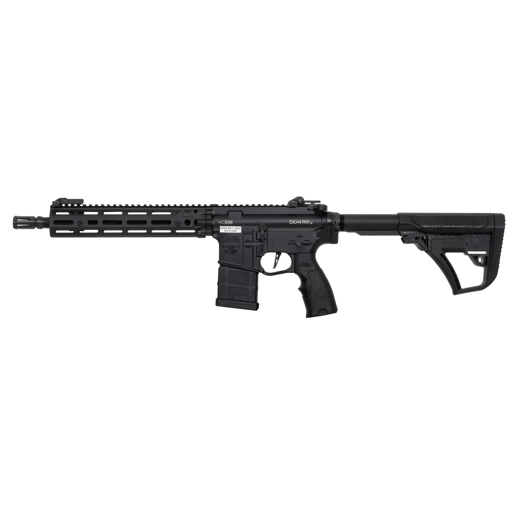 Réplique haut de gamme Daniel Defense MK18 RIS 3S de BOLT, full métal, avec système de recul BRSS, corps M4, garde-main M-LOK et marquages offici