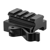 Réhausse Picatinny QD 3 slots pour montage rapide de rail