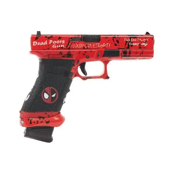 Photo fond blanc Réplique DP17 Custom Deadpool Metal Version GBB flanc droit