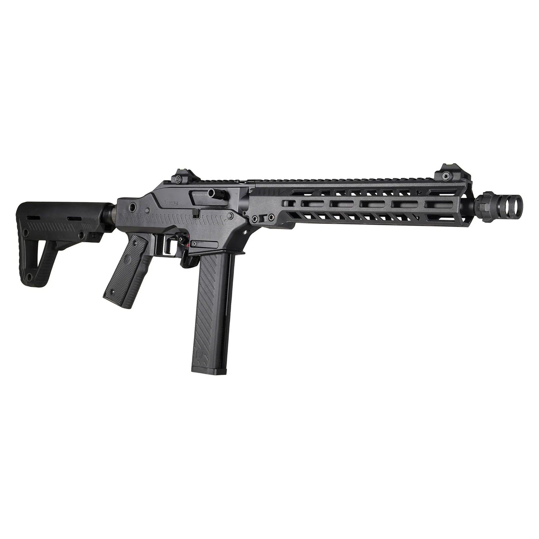 Photo fond blanc Réplique VMP-2M Noir GBBR Gaz flanc droit incliné