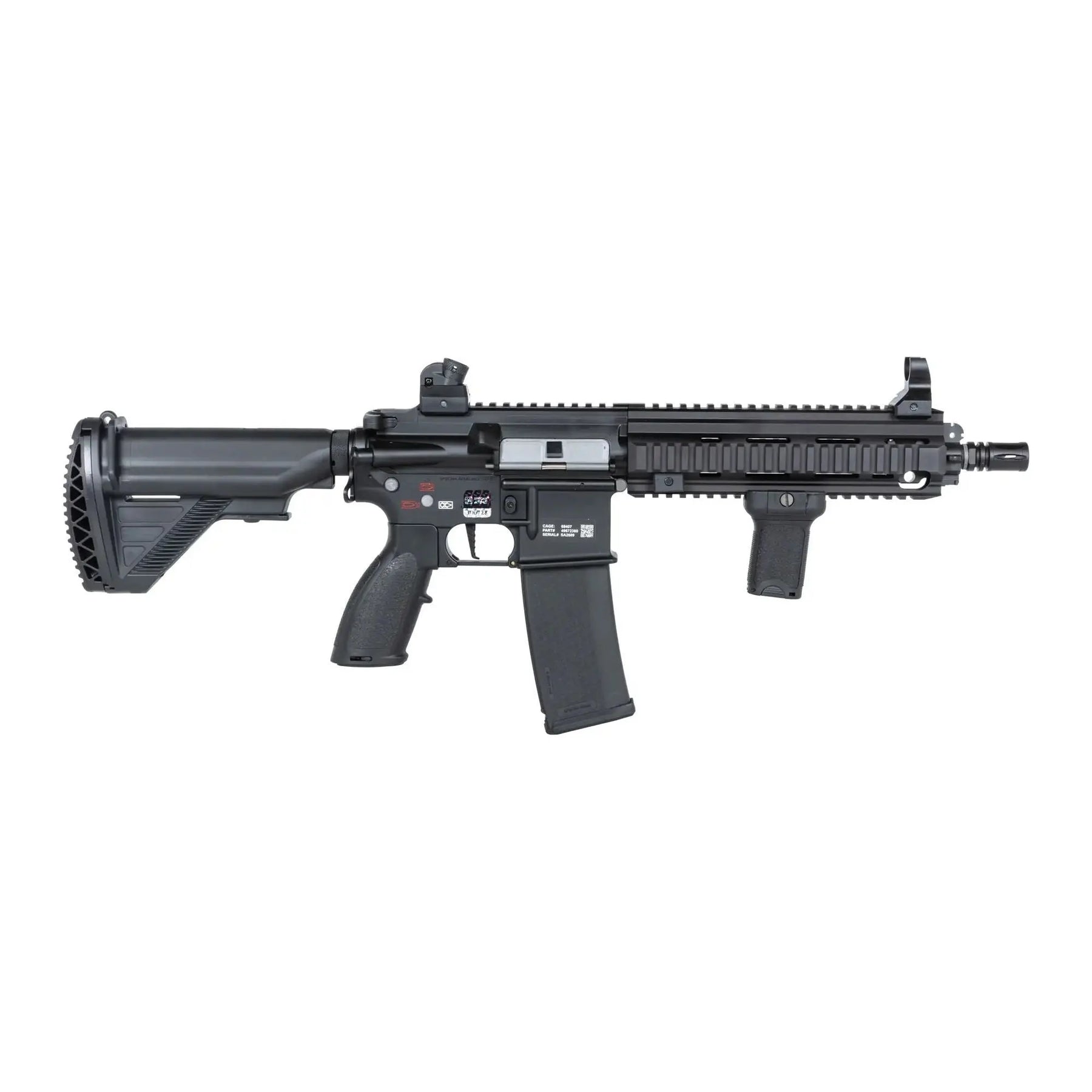 Carabine airsoft Specna Arms SA-PH20 Prime avec moteur brushless, boîte de vitesses AEther et chambre Hop-Up rotative TDC, de couleur noire.