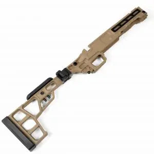 Photo fond blanc crosse tan SSG10 A3 Airsoft Sniper Novritsch 1.9 Joules