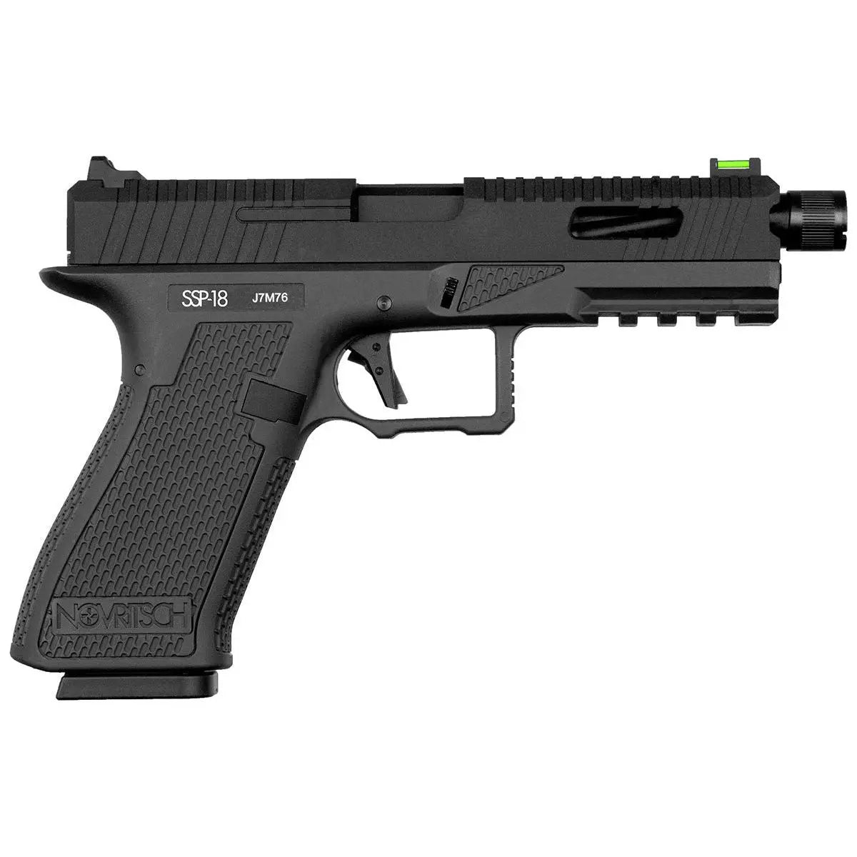 SSP18 Gbb Novritsch semi/full auto, conçu pour tirer des billes lourdes avec précision, doté d'un joint torique stabilisé, canon de précision allongé, viseur à