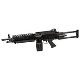Réplique de la mitrailleuse SSR249 type m249 de Novritsch avec mode de tir automatique et chargeur de 2000 cartouches