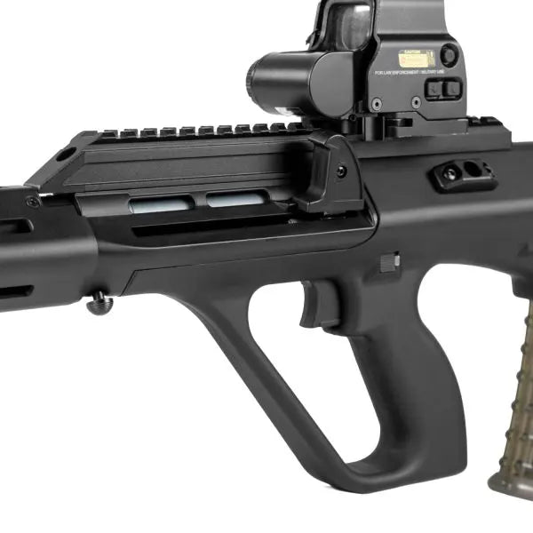SSR77 A2 Airsoft AEG 1Joule Novritsch avec un récepteur en nylon robuste, unité de déclenchement électronique programmable, système d'échange rapide de ressort,