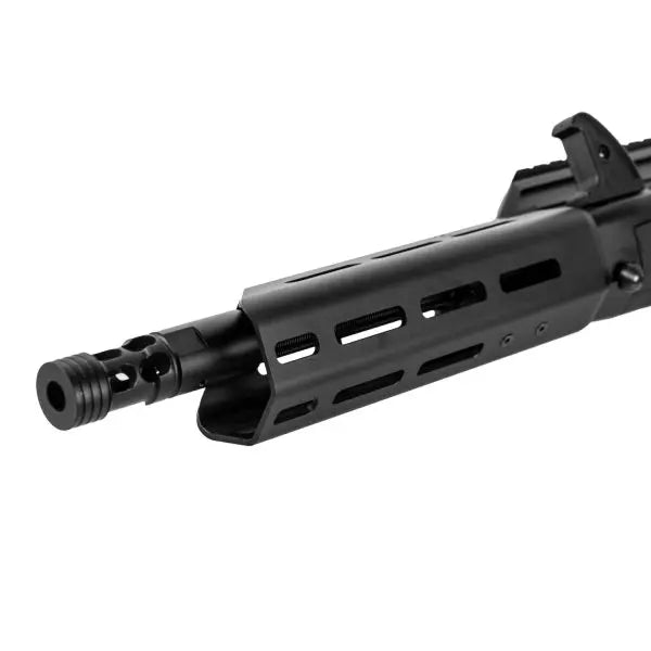 SSR77 A2 – Airsoft AEG 1Joules Novritsch avec un récepteur en nylon robuste, unité de déclenchement électronique programmable, chambre Hop-Up CNC et buse,