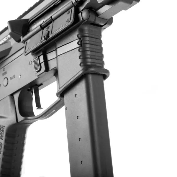 Rose SSR9 AEG Novritsch airsoft rifle with programmable electronic trigger unit, high-speed gears, and advanced internal parts