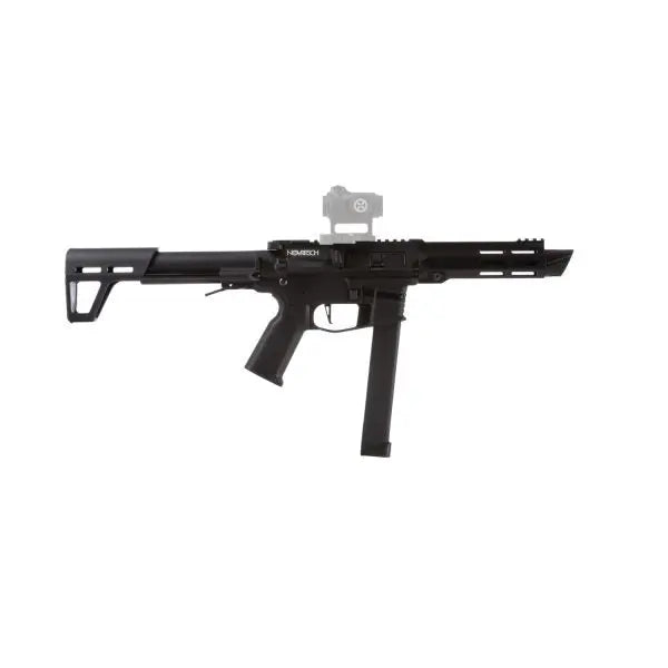 SSR9 DSG Novritsch AEG 1J airsoft gun with programmable electronic trigger unit, high-speed firing, precision barrel, and advanced internal parts