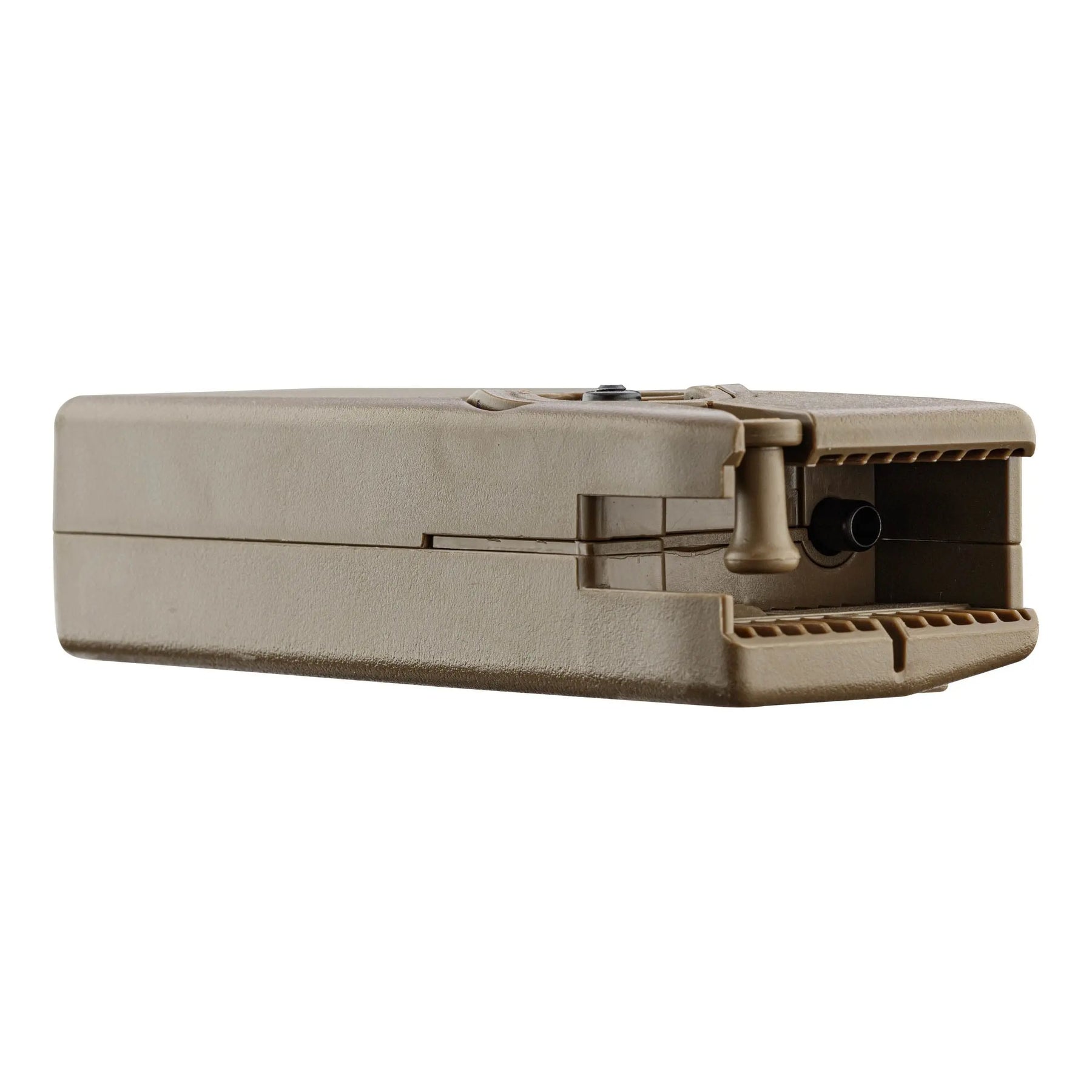 Speedloader airsoft à manivelle TAN pour recharger rapidement chargeurs M4/m16, grenades et revolvers