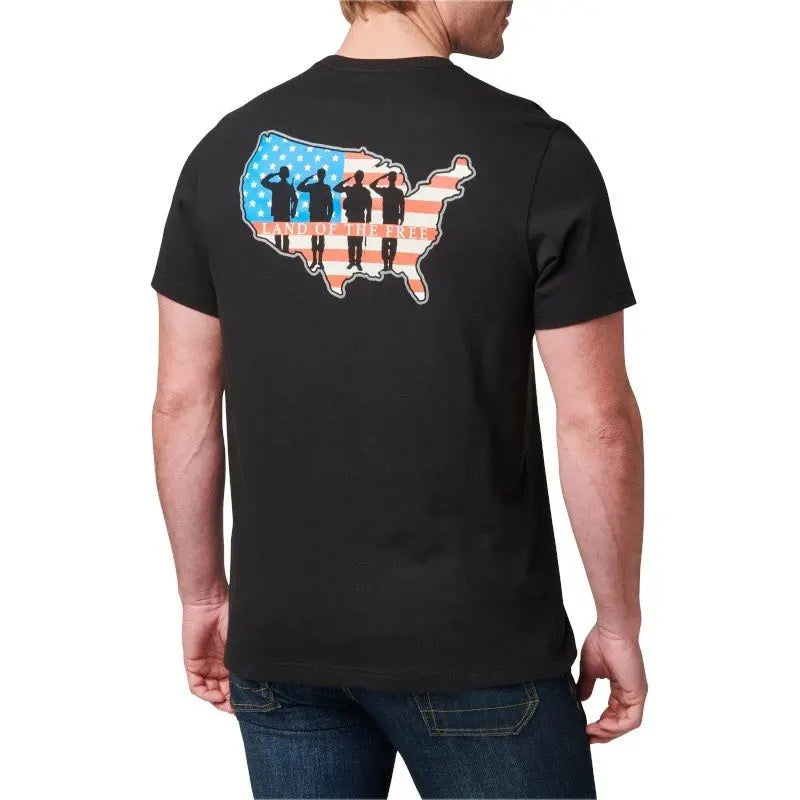 T-shirt Land Of The Free Tee 5.11