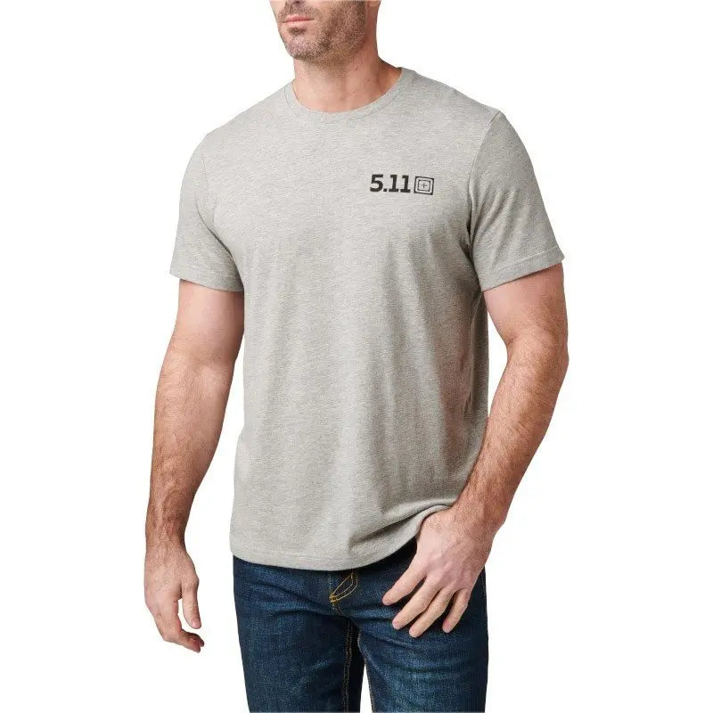 T-shirt Barrel Banner Tee 5.11 de couleur noire