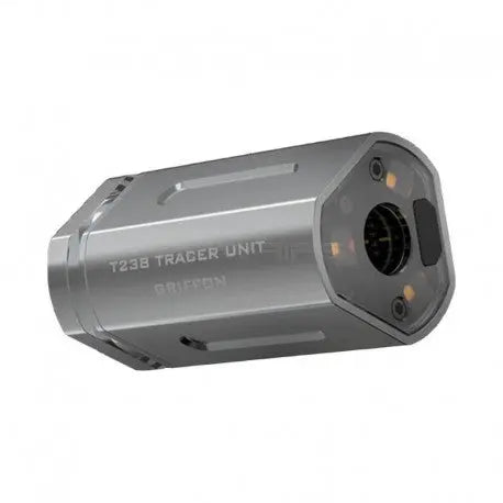 Alt tag pour T238 Tracer tactique Griffon Silver, compatible avec GBB airsoft, AEG airsoft, Gel blaster, et Dart Blaster