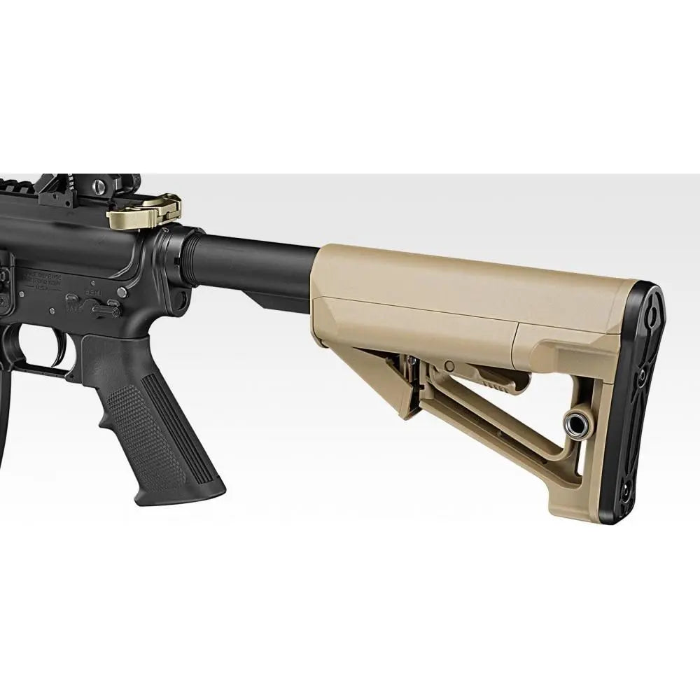 Tokyo Marui URG-I 11.5inch Sopmod GBBR avec chargeur standard, rails M-LOK, bouchon de sécurité, manuel d'utilisation, tube de chargement de billes et t