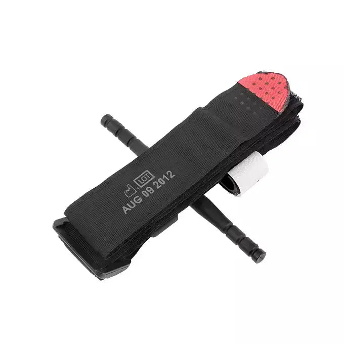 Tourniquet tactique noir pour situations d'urgence