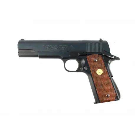 Tokyo Marui 1911 Government Mark IV Series 70 GBB, calibre 6mm, propulsion gaz, mode de tir semi-automatique, énergie 0.8 joules, vitesse 293 FPS,