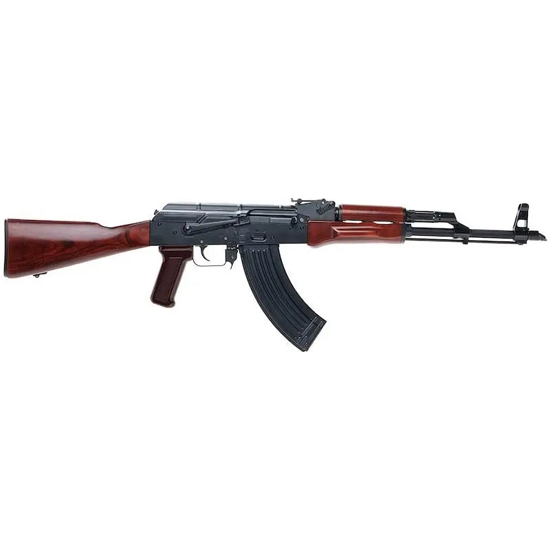 Tokyo Marui AKM GBBR Airsoft with ZET System, adjustable hop-up, weight of 4,878g, length of 890mm, 35 rounds capacity, 280 fps power, powered by Green Gas/H