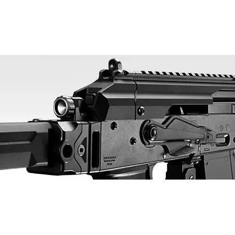 Tokyo Marui AKX GBBR avec puissant blowback, fonctionnement réaliste, externe réaliste, sights ajustables, différentes options de muzzle et un magazine en aluminium. Conçu pour fonctionner avec du gaz HFC