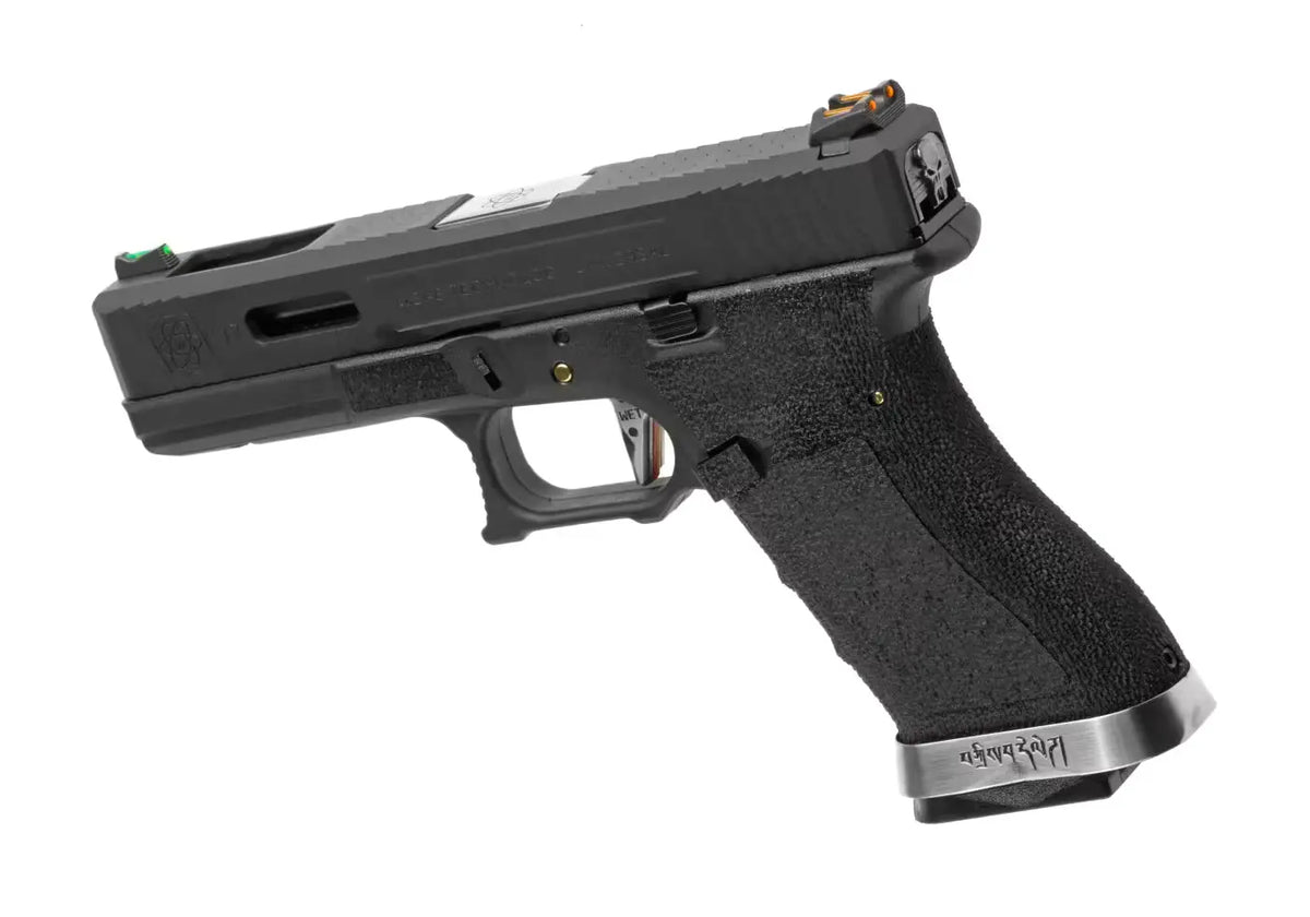 WE17 G-Force 17 BK Silver Barrel Metal Version GBB