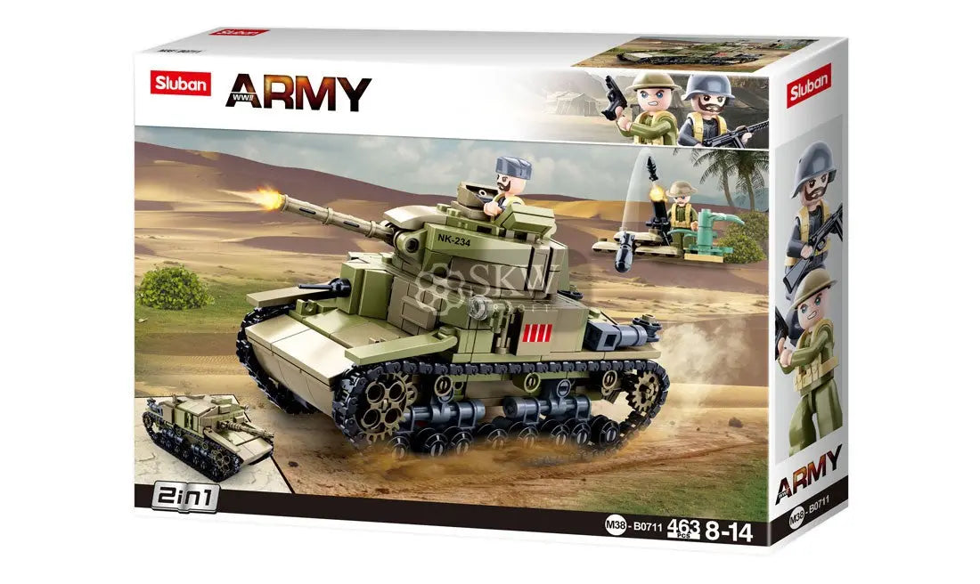 WWII CHAR D'ASSAUT ARMÉE ITALIENNE M14/41