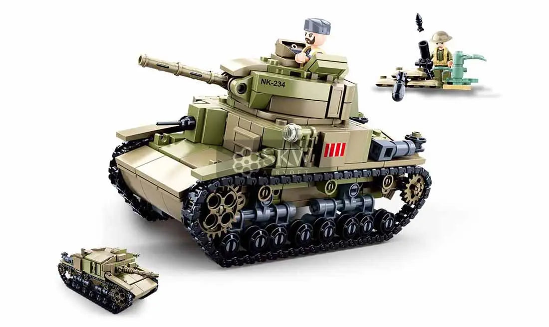 WWII CHAR D'ASSAUT ARMÉE ITALIENNE M14/41