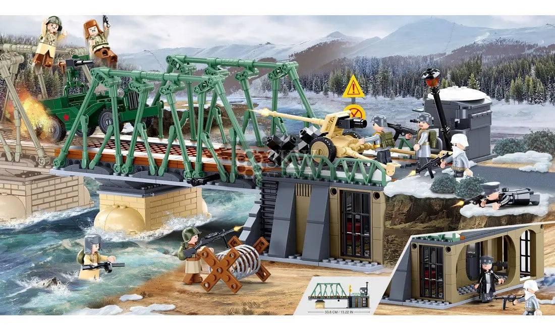 WWII CONTRE ATTAQUE HIVER DE 1944 SLUBAN