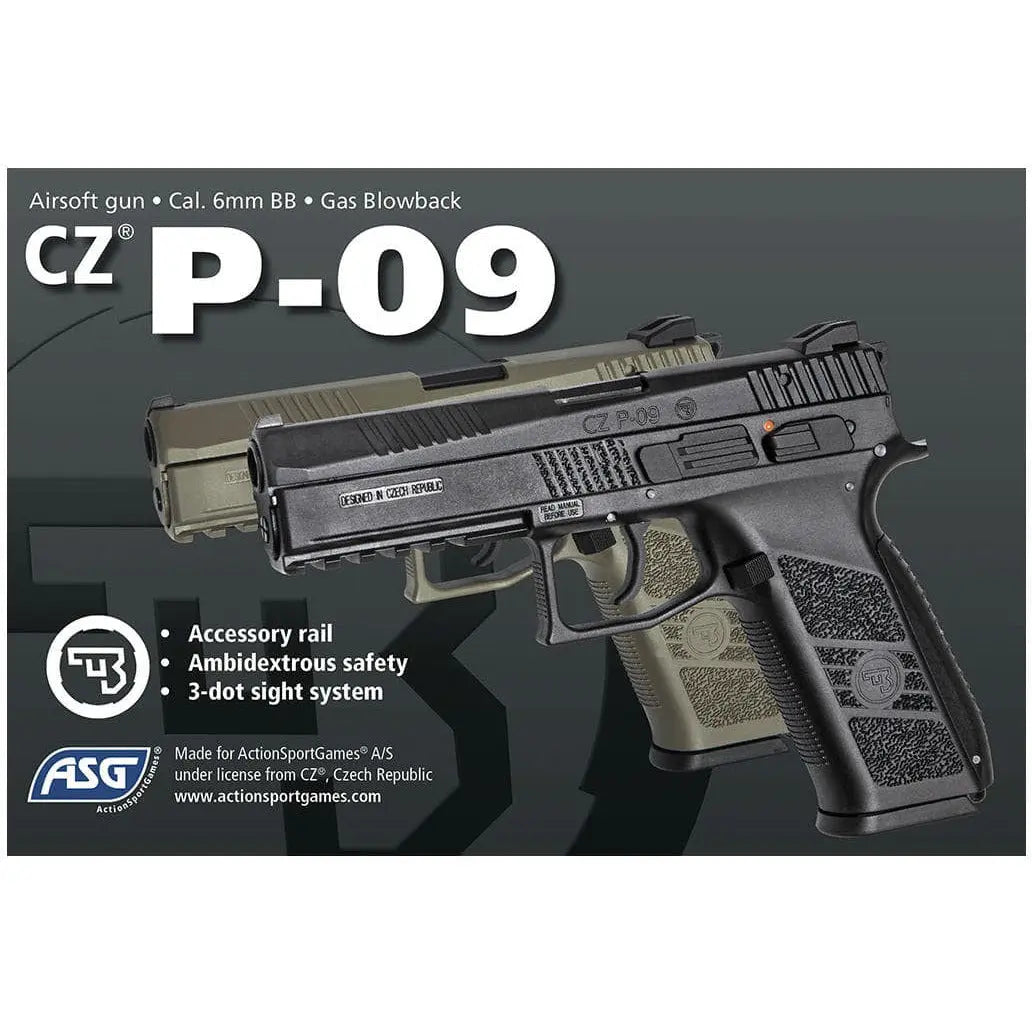 CZ P-09 FDE gaz