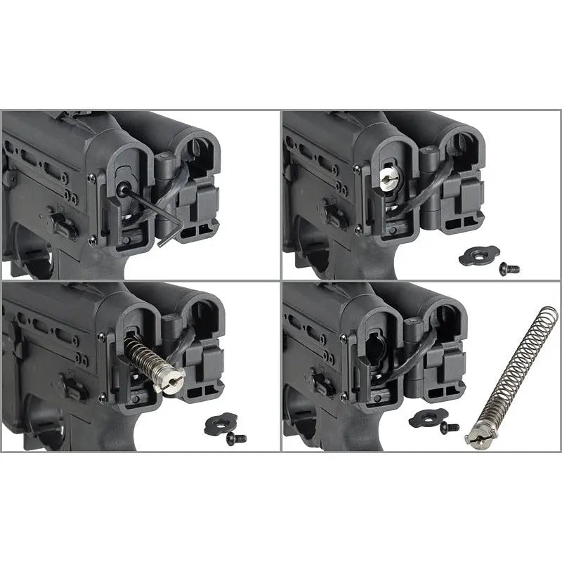 Réplique Double Eagle UTR45 Type UMP customisée avec crosse Scar et interne renforcé pour optimiser les performances