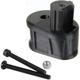 Dropstock EVO M4 AEG noir pour facilité le jeu avec des éléments de protection volumineux comme un casque ou un masque de paintball