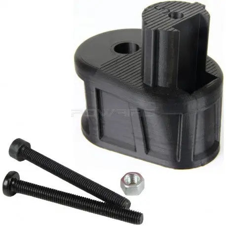 Dropstock EVO M4 AEG noir pour facilité le jeu avec des éléments de protection volumineux comme un casque ou un masque de paintball