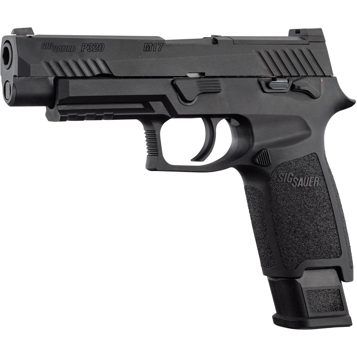 Réplique airsoft GBB Proforce M17 P320 CO2 de SIG SAUER, culasse métal, grip texturé, bati polymère, compatible Gaz et Co2