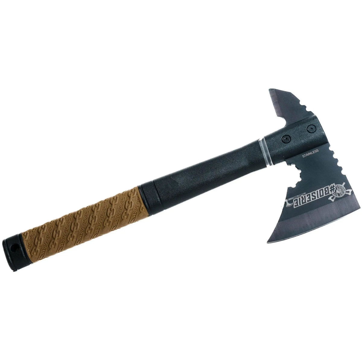 Hachette Viking en bois, outil de type artisanal